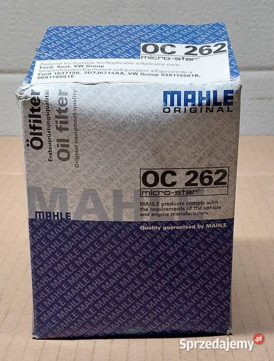 FILTR OLEJU MAHLE OC 262 VW SEAT FORD 19 TDI Mielęcin sprzedam
