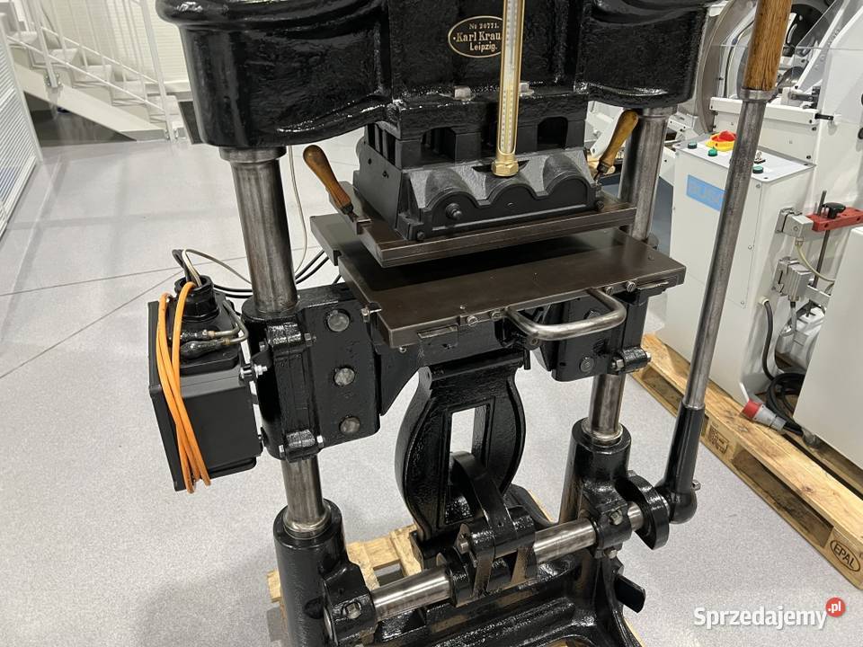 Złociarka Prasa Kolanowa Karl Krause sprzedam