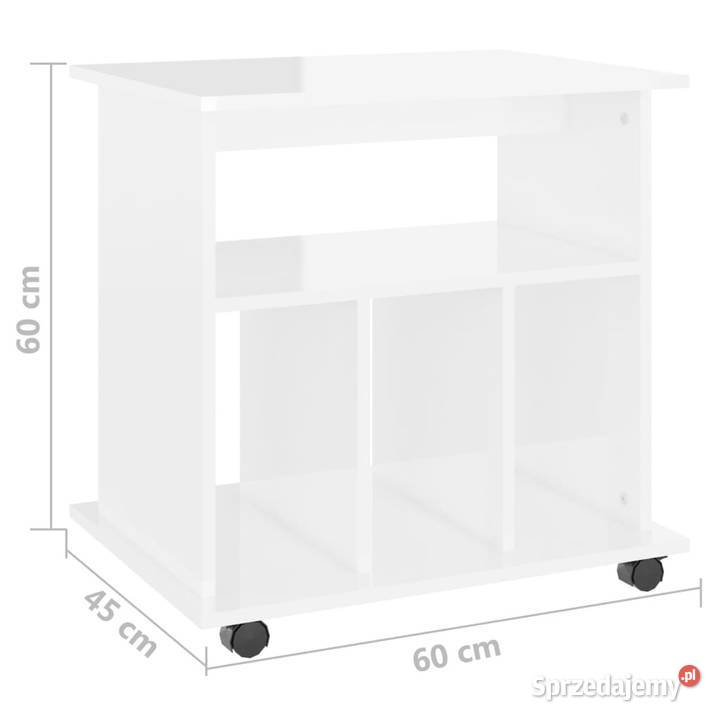 Szafka na kółkach biała z połyskiem 60x45x60 sprzedam