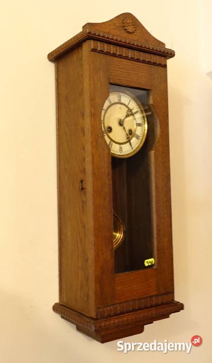 Junghans ładny stylowy zegar wiszący 338 Płock