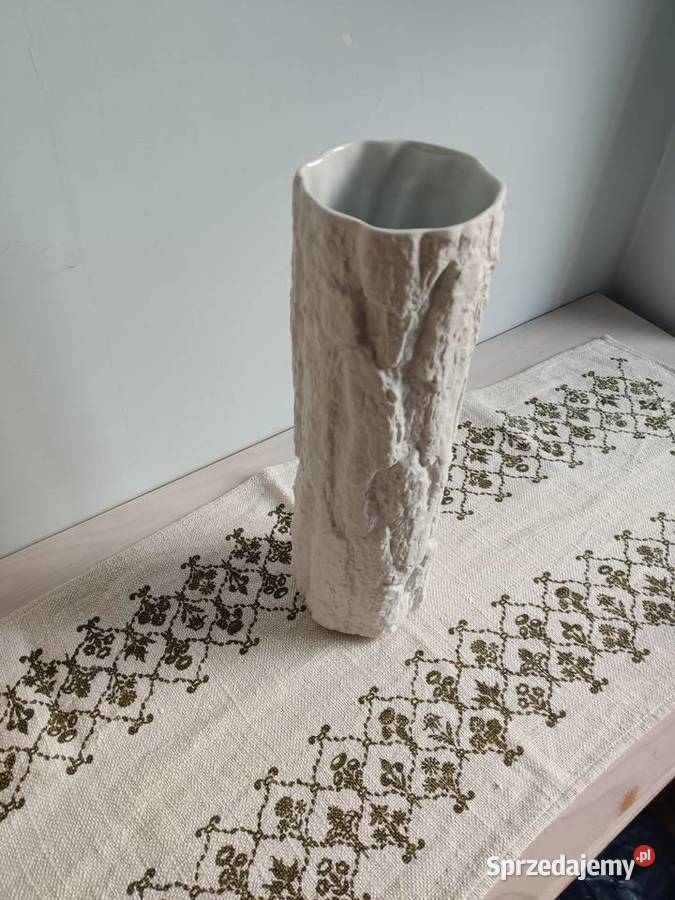 Wazon ceramiczny biały Bareuther Waldsassen