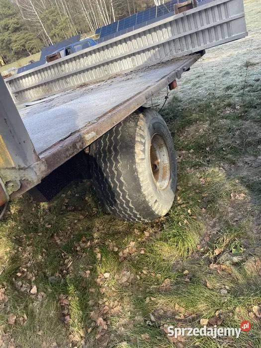 Przyczepa Rolnicza Solidna rama nieuszkodzony Podskarbice Szlacheckie