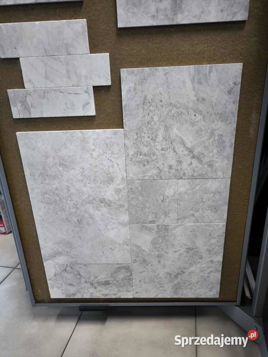 Płytki Marmurowe Royal White bębnowane komplet Gdynia
