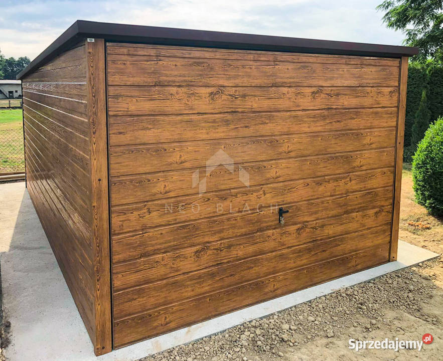 Garaż Blaszany 3x5 Brama Uchylna Drewnopodobny Opole sprzedam