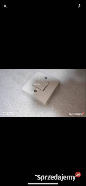 ładny wyłącznik natynkowe blokwielką płyta Pozostałe Gliwice