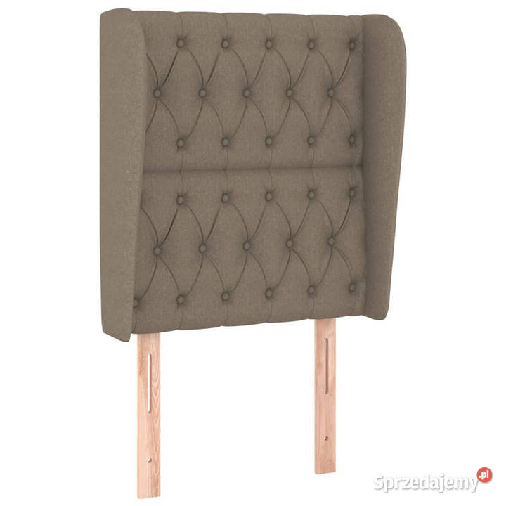 Zagłówek uszak taupe 83x23x118128 tkanina Ramy i stelaże Warszawa