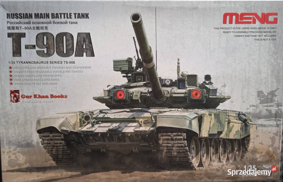 Meng Model TS006 Russian Main Battle Tank T90A Rumia