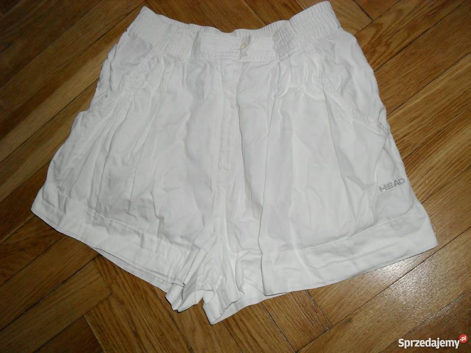 BIAŁE SPODENKI HEARD SPORTSWEAR RUNIWERSALNY Łódź
