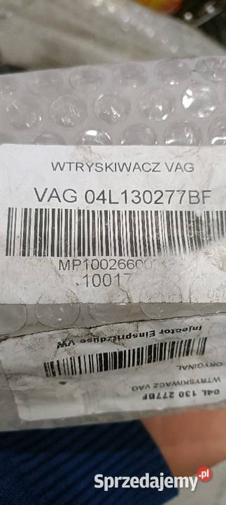 Sprzedam 4 wtryswacze do VW 16tdi Tczew