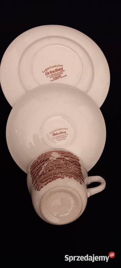 Zestaw śniadaniowy trio angielski Grindley lubelskie Chełm sprzedam