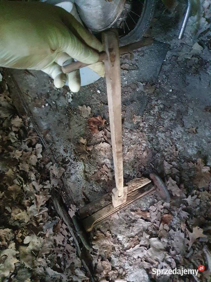 Drewniany zabawkowy część wózek kołowy dyszel z Warszawa sprzedam