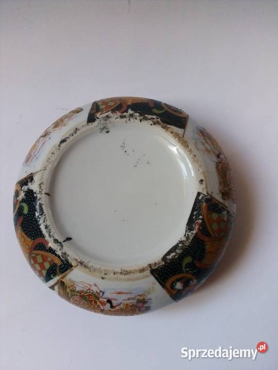 chińska okrągła popielniczka vintage orient Częstochowa