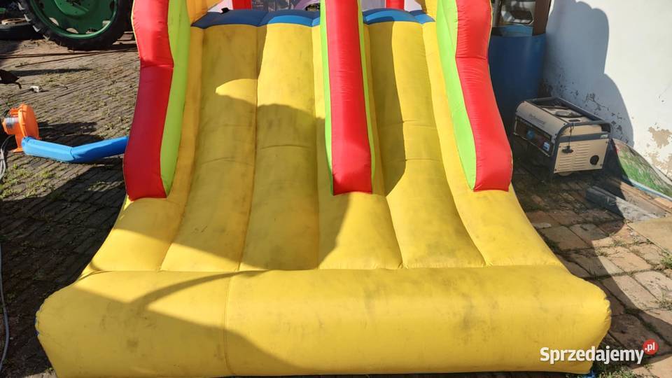 Dmuchany plac zabaw z podwójną zjeżdżalnią Książ Wielkopolski