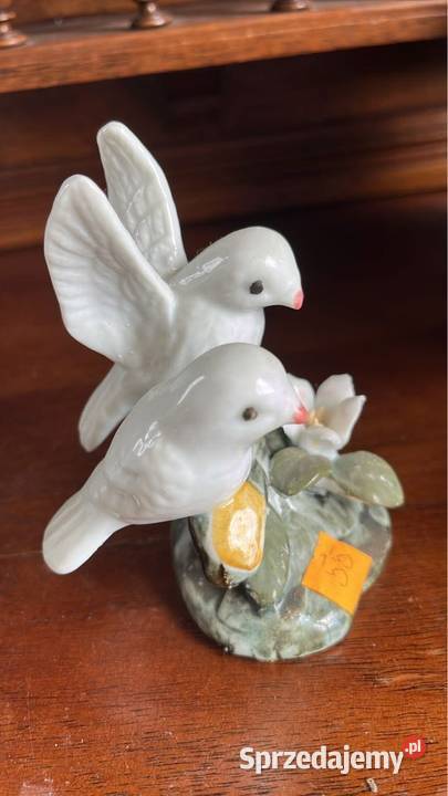 Figurka 2 ptaszków Porcelana Bez sygnatury 55 Gdańsk