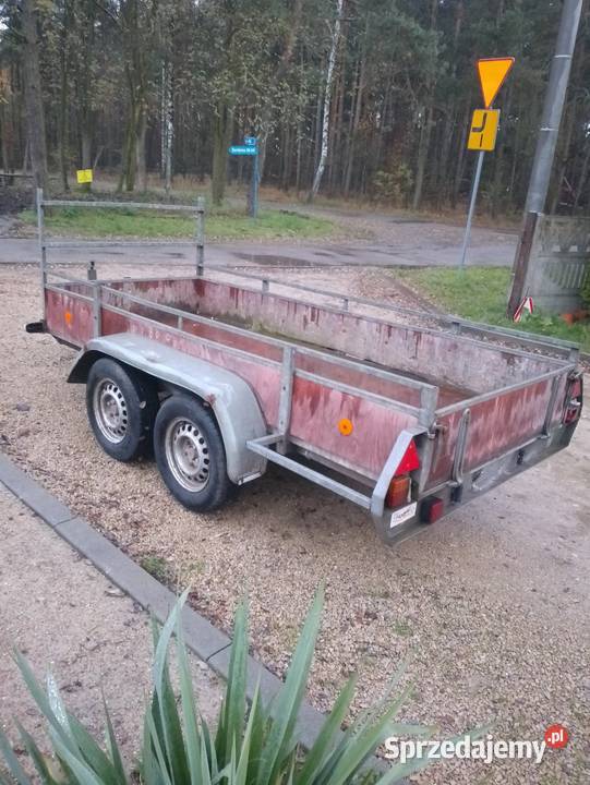 Przyczepa przyczepka samochodowa Rok produkcji 2004 Żerdzina