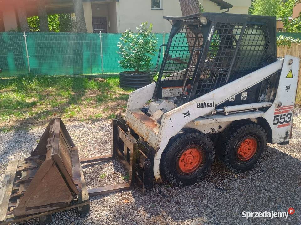 BOBCAT 553 widły pług łyżka Warszawa sprzedam