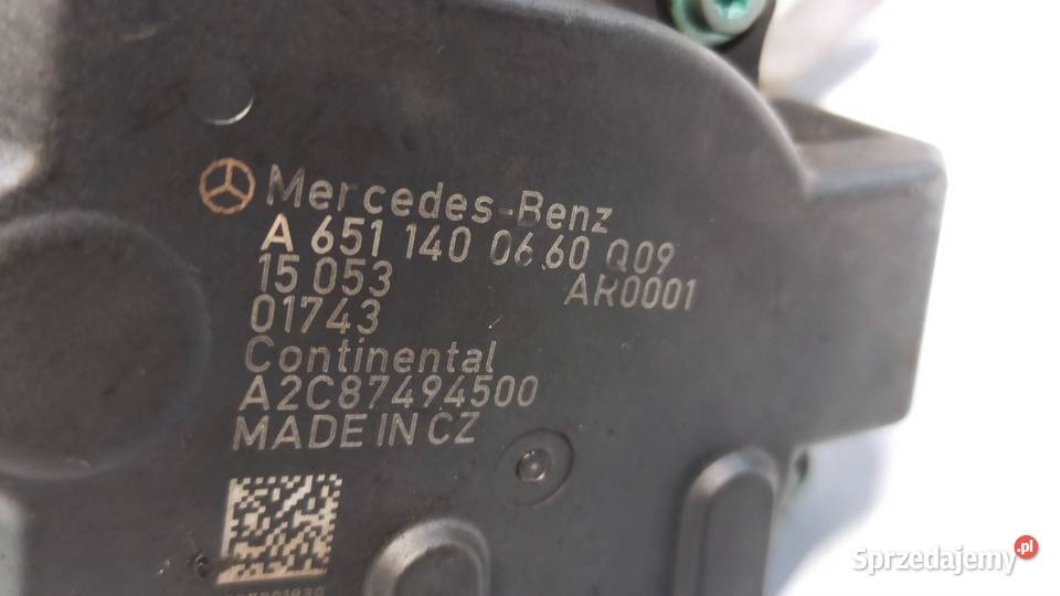 MERCEDES W212 CHŁODNICA SPALIN EGR A6511420467 Chłodnie wody