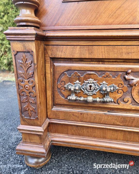 Szafa orzechowa z końca XIX wieku 9286 zachodniopomorskie Szczecin