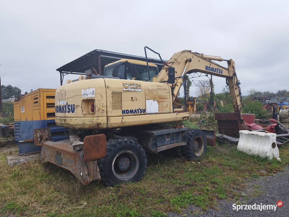 Syndyk sprzeda koparkę kołową Komatsu PW160ES7K Szczecin