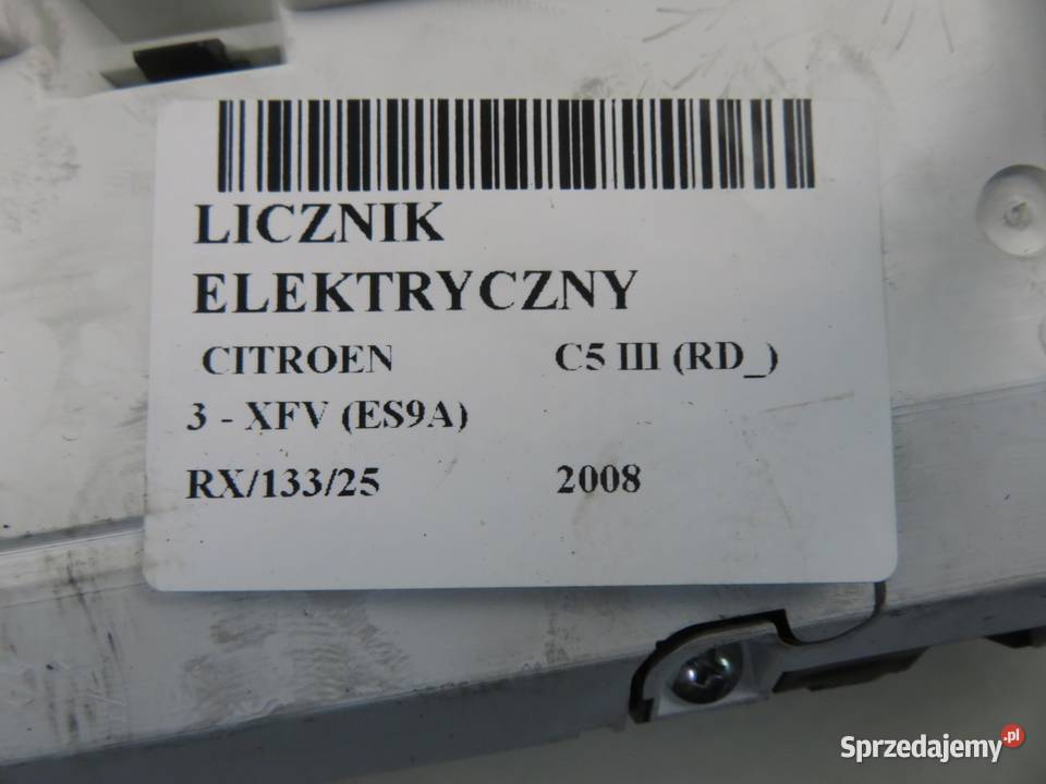 LICZNIK CITROEN C5 III 30 9665368880 sprzedam
