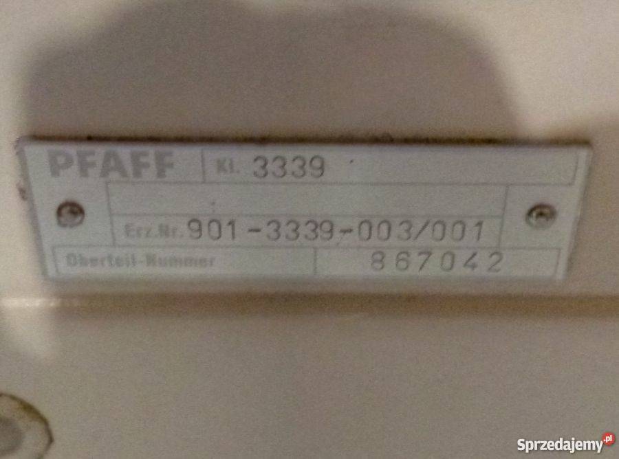 Maszyna Ryglówka Pfaff polem szycia 220V Pfaff Produkcja Wałbrzych sprzedam