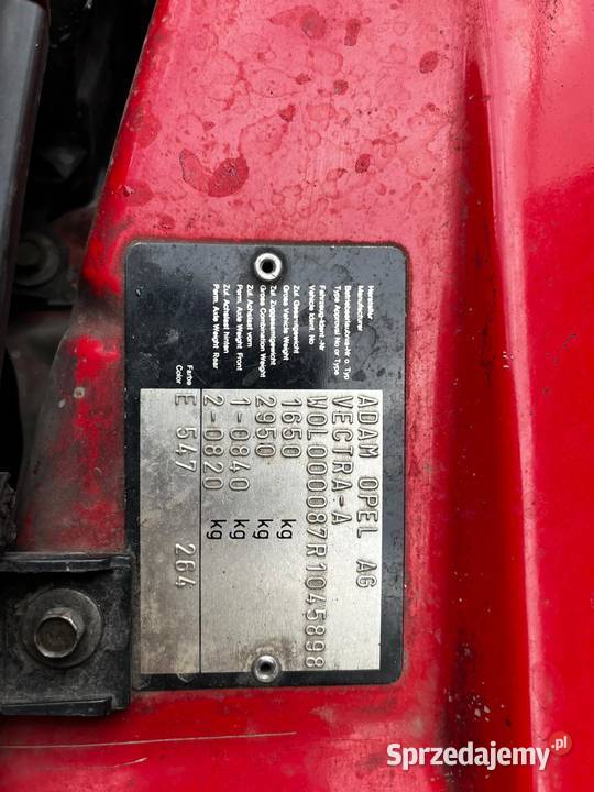 Opel Vectra rocznik 1993 Kętrzyn sprzedam