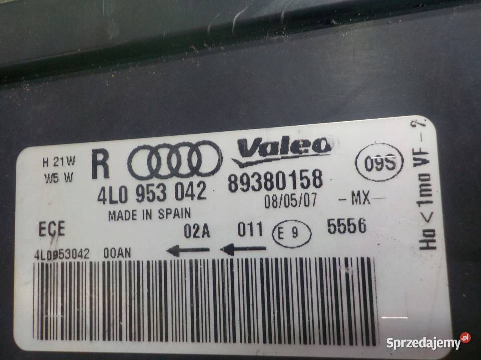 AUDI Q7 4L 30 TDI 07r 5D kierunkowskaz prawy osobowe Kierunkowskazy