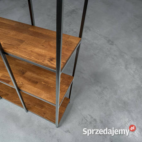 Regal metalowy loft Rzeszów dąb szafa na wymiar