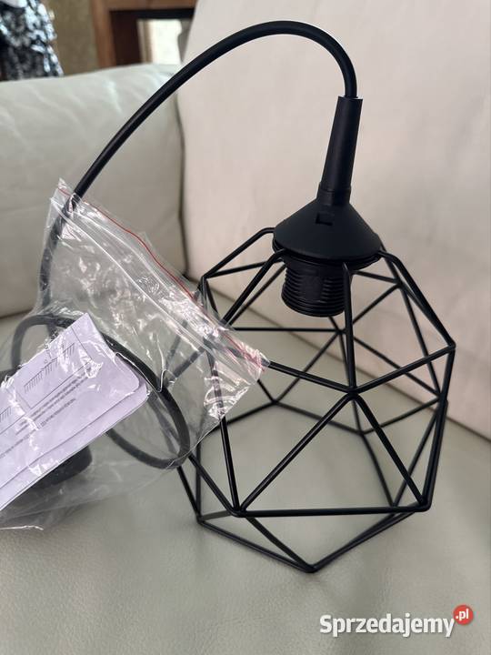 Lampa w stylu industrialnym metaloplastyka Długopole-Zdrój