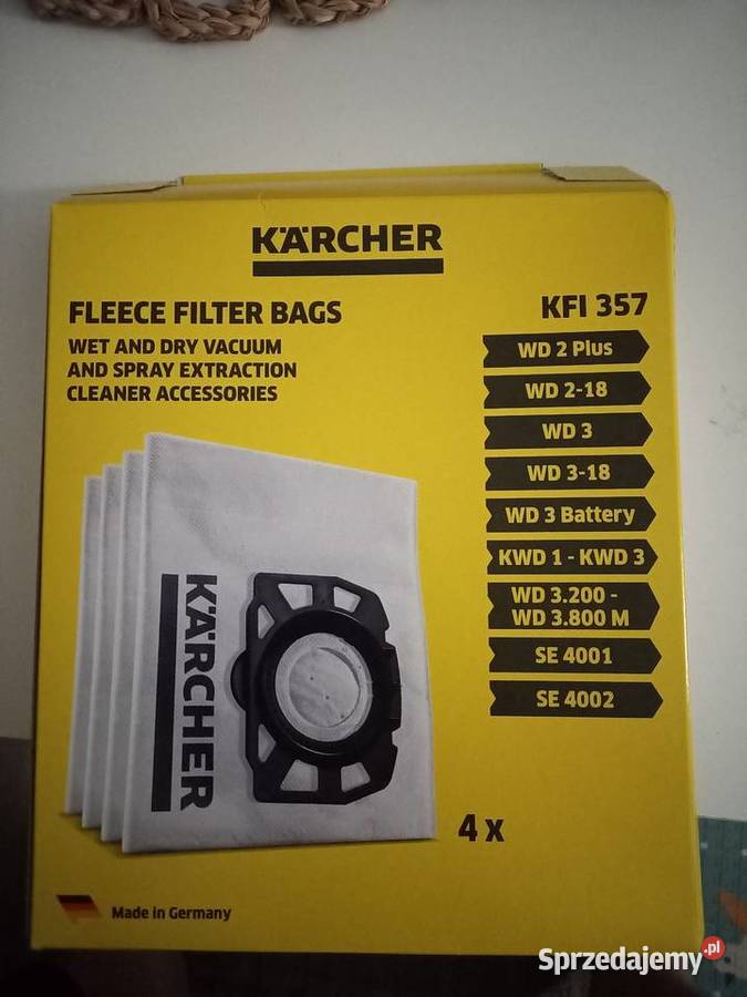 Worki fizelinowe do odkurzacza karcher