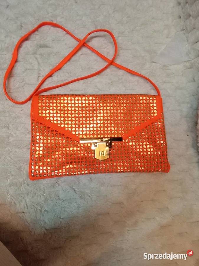 RIVER ISLAND Pomarańczowa torebka listonoszka z Listonoszka  Kraków