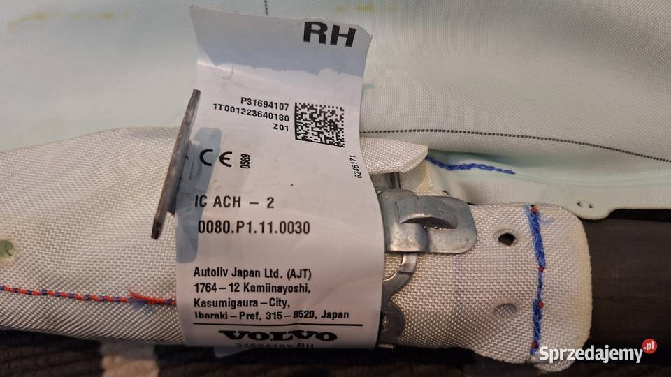 XC90 kurtyna powietrzna prawa 31694107 Choroszcz sprzedam