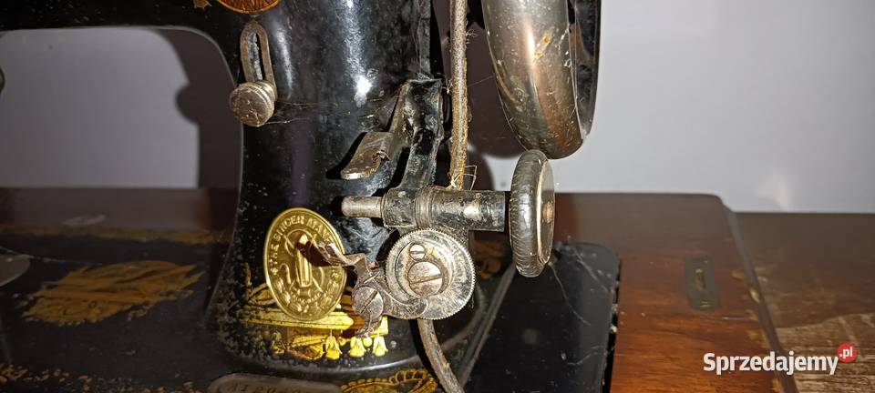 Maszyna do szycia Singer z akcesoriami oryginał Bogucin