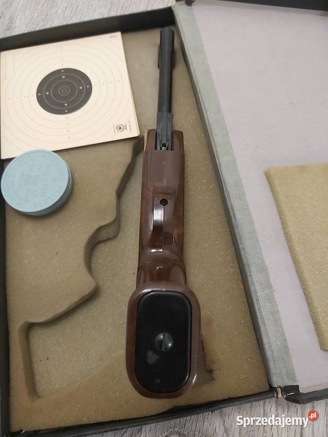 Pistolet Weihrauch HW70 45mm pudełko śrut tarcze Wschowa