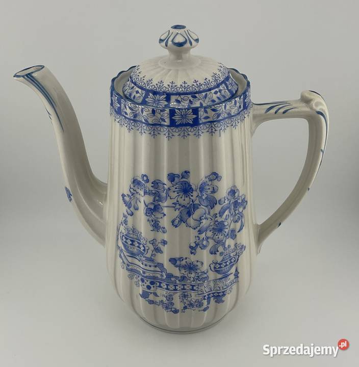 Przedwojenny serwis China Blau Echt Tuppack Porcelana i szkło Kraków