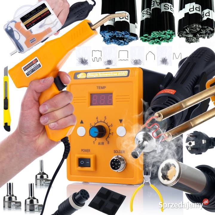 Spawarka Plastiku Rosfix 858D 700W Zszywacz 200 Ludźmierz