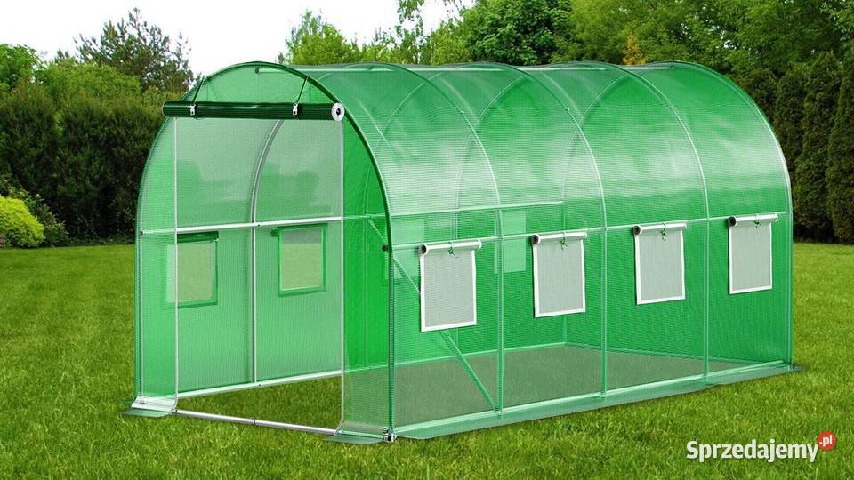 Tunel ogrodowy foliowy szklarnia folia 6x3x2m Tunele foliowe Poznań