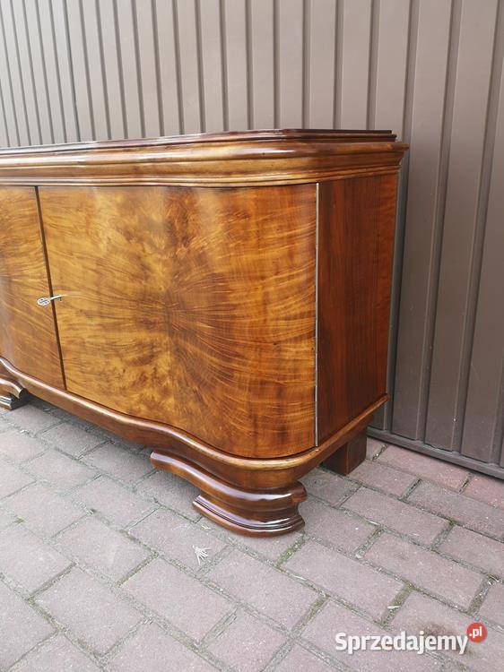 Komoda ARTDECO RTV Niska Orzech Stara Antyk Meble sprzedam