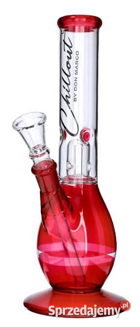 Eleganckie Czerwone Bongo Szklane Fajka Wodna Ostrowy nad Okszą