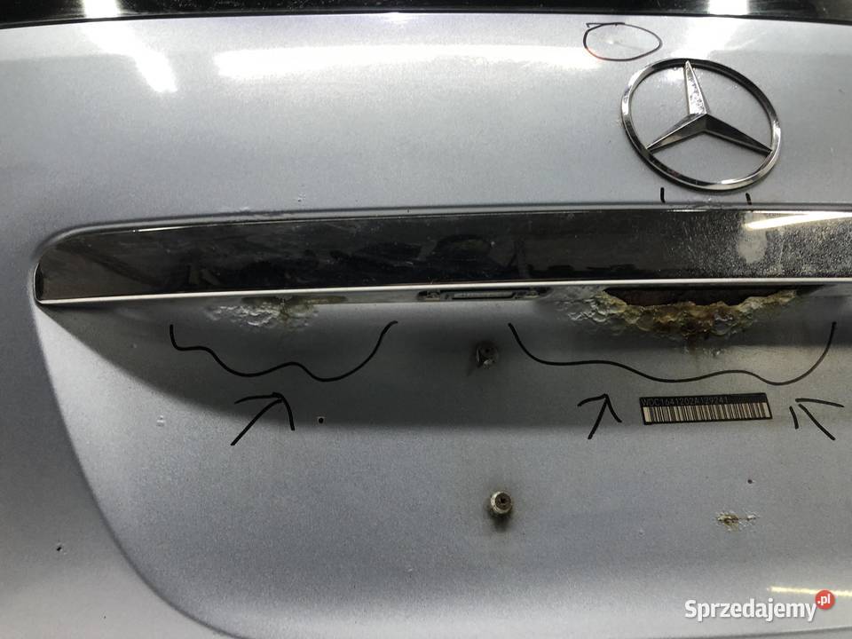 KLAPA BAGAŻNIKA MERCEDES W164 C349 osobowe wielkopolskie