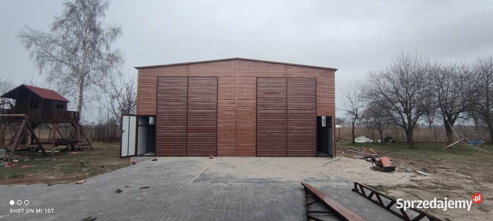 44 Garaż Blaszany ZŁOTY DĄB Garaże Wiaty Hale Nowa Sól