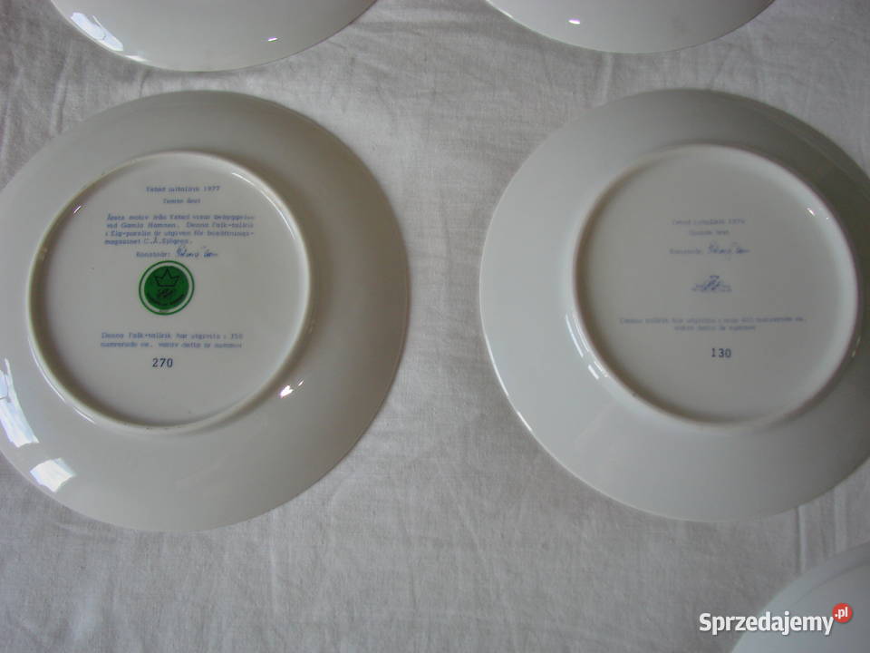 Ystad Julen talerz świąteczny Elgporslin Pozostałe Pruszcz Gdański