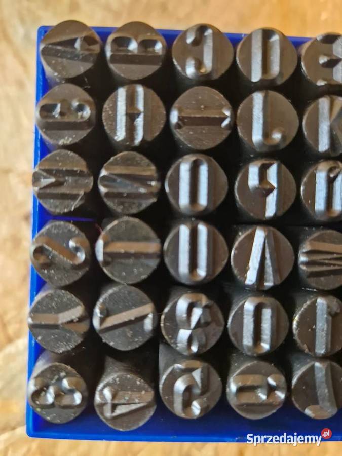 Numeratory litery i cyfry 8mm36el Litery 3D