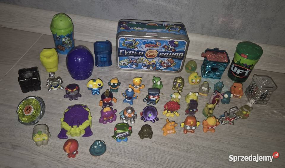 Figurki zestaw Super Zings Śmieciaki puszka łódzkie Łódź