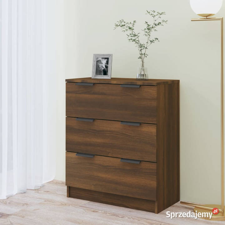 Komoda brązowy dąb 60x30x70 materiał Warszawa sprzedam