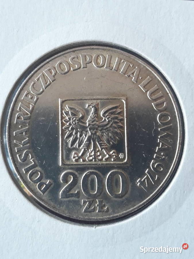200 XXX Lat PRL 1974 r 19 Numizmatyka wielkopolskie Konin
