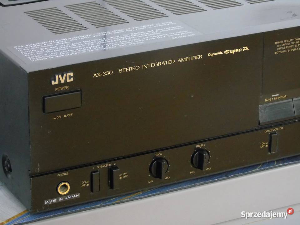 Wzmacniacz JVC AX330 Dynamic SuperA 320 wat podkarpackie Jasło