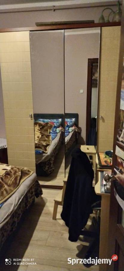 szafa czterodrzwiowa 4 drzwiowa z lustrami Poznań