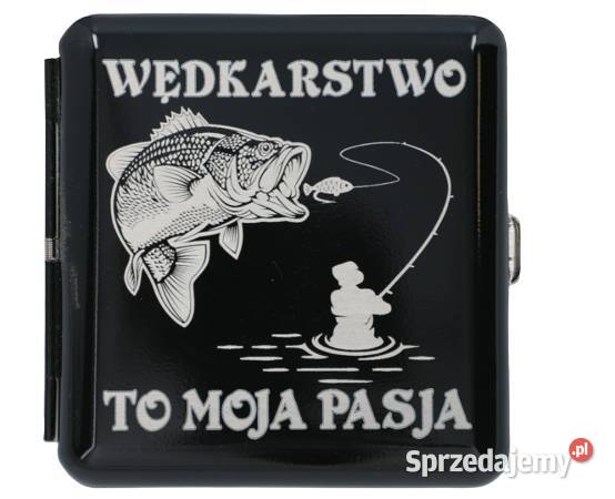 Papierośnica z Grawerem Pasjonata Łowienia Ryb Pozostałe Ostrowy nad Okszą