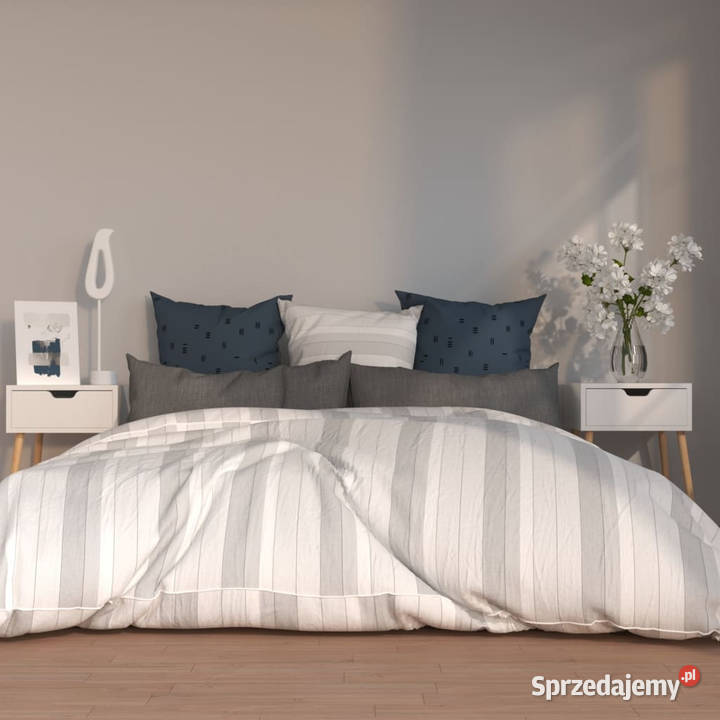 Szafki nocne 2 białe 40x40x56 WM326796 Warszawa